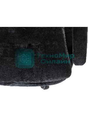 Кресло руководителя Бюрократ T-9950MSG-F Fabric черный Light-20, крестов. пластик, подст. для ног