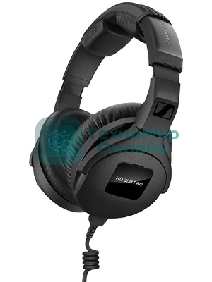 Проводные наушники Sennheiser HD 300 PRO черный, полноразмерные, Jack 3.5 мм