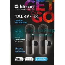 Петличный микрофон Defender Talky-138 wrls