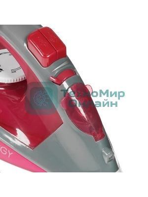 Утюг Energy EN-328 бордовый, 2000 Вт, 18 г/мин, 220 мл