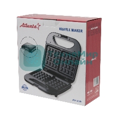 Вафельница Atlanta ATH-1078 черный