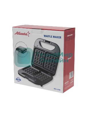 Вафельница Atlanta ATH-1078 черный
