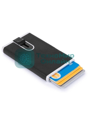 Чехол для кредитных карт Piquadro Black Square PP4825B3R/N черный натур.кожа
