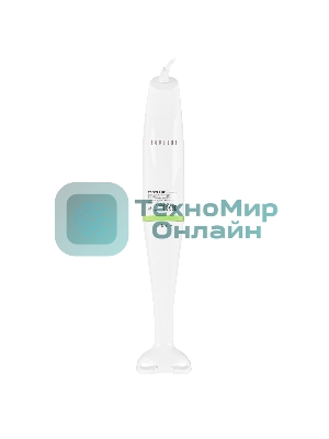 Блендер погружной Ergolux ELX-HB01-C34 (13124) 1 скорость 250 Вт, 220-240В пласт. бело-салатовый