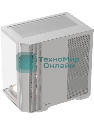 Компьютерный корпус Formula V Line Crystal Z7 PA White, ATX, TYPE-C*1, USB3.0*1, Front+Side Glass, SIDE 3x PERFORMANCE ARGB, REAR 2x PERFORMANCE ARGB