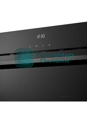 Встраиваемая микроволновая печь Kuppersberg HMW 611 BB, High-Tech, 34 л, поворотное/сенсорное управление, мощность 900 Вт, 5 уровней мощности, 10 автоматических программ, размораживание, гриль, конвекция, поворотный стол, черный
