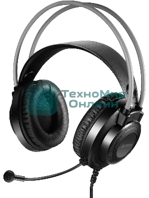 Гарнитура A4Tech Fstyler FH200U серый, проводная