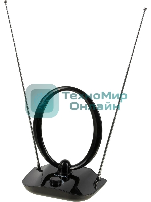 Антенна телевизионная Hyundai H-TAI400 30дБ активная черный