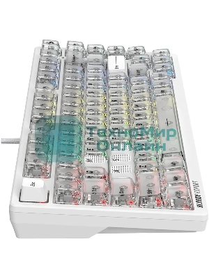 Клавиатура A4Tech Bloody MS76 проводная, USB Type-A, белый