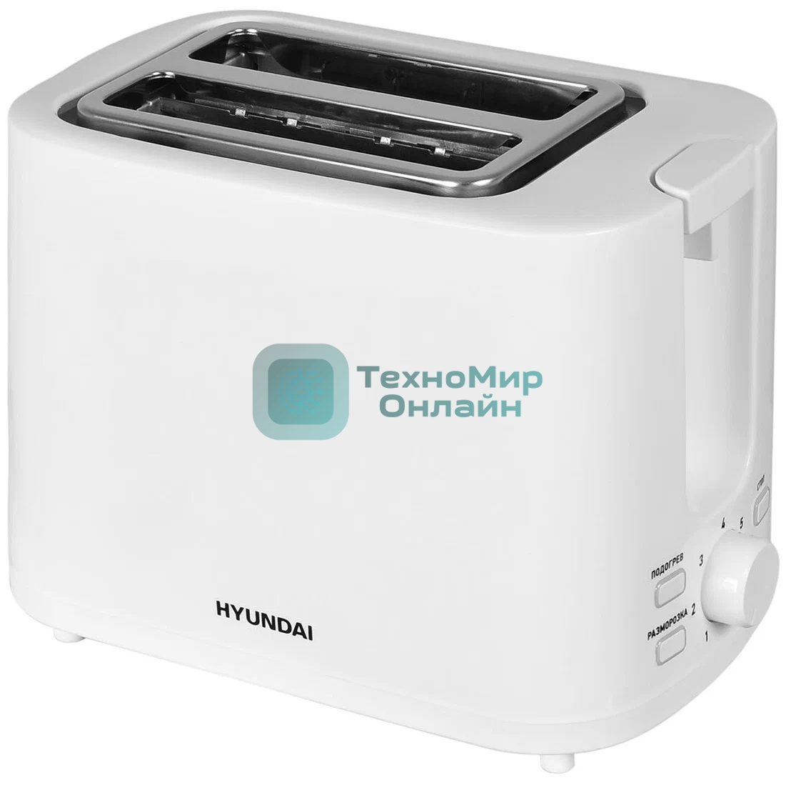Тостер Hyundai HYT-3500 900 Вт, белый