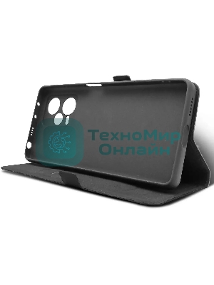 Чехол (флип-кейс) BoraSCO для Xiaomi Redmi Note 12 Pro+ 71757 черный