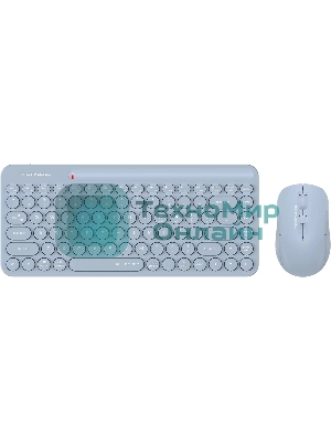Комплект клавиатура+мышь A4Tech FStyler FG3200 Air2 беспроводной, USB, 2000 DPI, синий