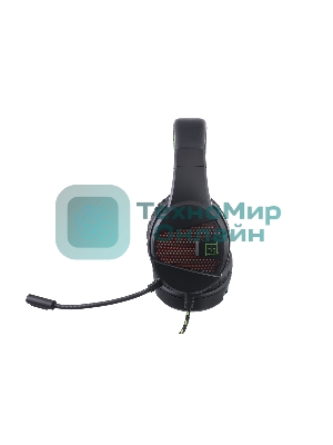 Гарнитура Harper GHS-X15 чёрный/зелёный, проводная