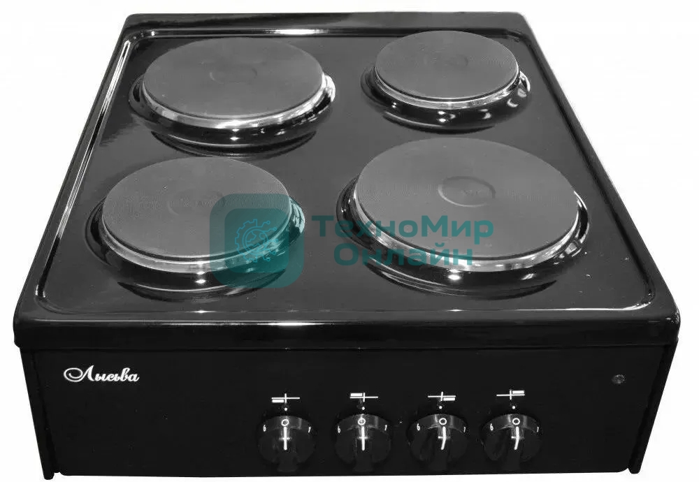 Плита настольная электрическая Лысьва ПЭН 40М черный стеллаж в компл. эмаль (настольная)