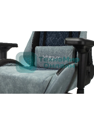 Кресло Бюрократ VIKING 7 KNIGHT BL FABRIC синий, ткань, 120 кг, механизм качания