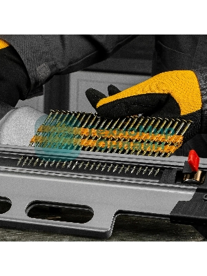 Гвозди Denzel для пнев. нейлера (крашен.), длина - 75 мм, диам. - 3,05 мм, 2000 шт.