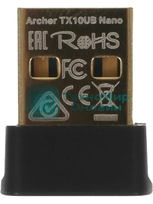 Двухдиапазонный беспроводной нано-USB-адаптер с поддержкой Bluetooth TP-Link Archer TX10UB Nano