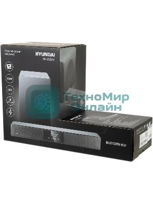 Микросистема Hyundai H-HA640 черный 150Вт FM USB BT SD/MMC/MS