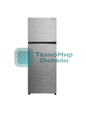 Холодильник Hitachi HRTN6443SXCS серебристый двухкамерный 315/94л морозилка сверху