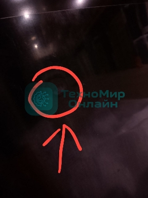 (Поврежденный товар) Холодильник Weissgauff WRK 2000 Full NoFrost Inverter Black (Вмятина на нижней двери.)