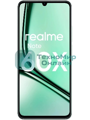 Смартфон Realme Note 60х RMX3938 3/64Gb, зеленый