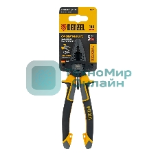 Плоскогубцы комбинированные Denzel 180 мм, трехкомпонентные рукоятки