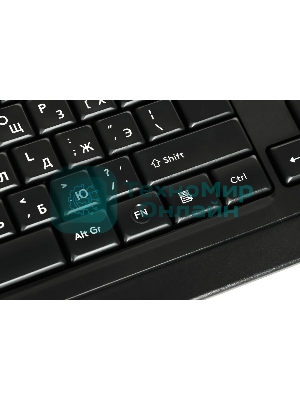 Комплект клавиатура+мышь A4Tech FStyler FG1012 беспроводной, USB, 1200 DPI, черный