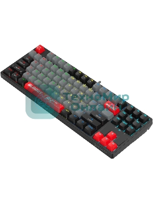 Клавиатура проводная A4Tech Bloody S87 Energy USB черный/красный