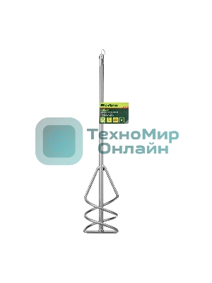 Миксер Сибртех для строительных смесей, 80х400 мм, хвостовик SDS plus