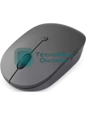 Мышь беспроводная Lenovo Go серый, 2400 dpi, радиоканал, USB-C, кнопки - 3