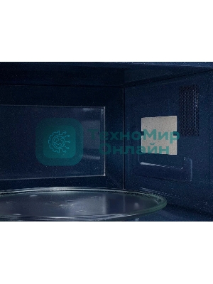 Микроволновая печь Samsung MS23T5018AN/BW голубой, 23 л, 800 Вт, переключатели - сенсор