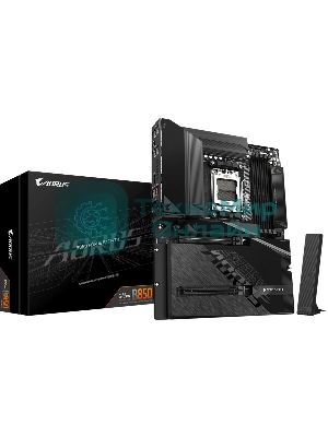 Материнская плата Gigabyte B850 AORUS STEALTH, AM5, AMD B850, 4xDDR5, 2xSATA, 4xM.2, 1xPCIe 5.0 x16, 1xPCIe 4.0 x16, 1xHDMI, 1x5Gb LAN, Wi-Fi 7, Bluetooth 5.4, 1xUSB-C 10Gbps, 2xUSB-A 10Gbps, 4xUSB-A 5Gbps, 4xUSB-A 2.0, 3x3.5 мм + S/PDIF оптический, 7.1, ATX