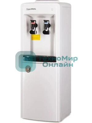 Кулер для воды Aqua Work 0.8-LWR, без нагрева, без охлаждения, белый/черный