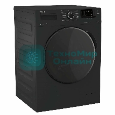 Стиральная машина Beko WSPE6H616A черный, загрузка фронтальная 6,5 кг, 1200 об/мин., класс: А++