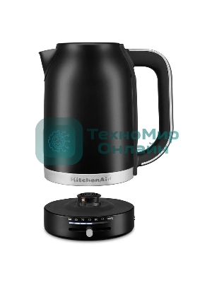 Чайник KitchenAid 5KEK1701EBM матовый черный, 1.7 л, 2400 Вт