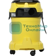 Строительный пылесос Karcher WD 3 P V-17/4/20 Workshop желтый, 1000 Вт, уборка сухая/сбор воды/выдув, пылесборник мешок/контейнер, 17 л