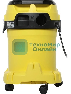 Строительный пылесос Karcher WD 3 P V-17/4/20 Workshop желтый, 1000 Вт, уборка сухая/сбор воды/выдув, пылесборник мешок/контейнер, 17 л