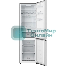 Холодильник Gorenje NRK620FAXL4 серый двухкамерный 238/86л морозилка снизу, No Frost