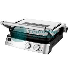 Гриль-пресс электрический BRAYER BR2007, 2000 Вт, съем.пласт 29x23 см, рег.расст,макс.темпер 240 С