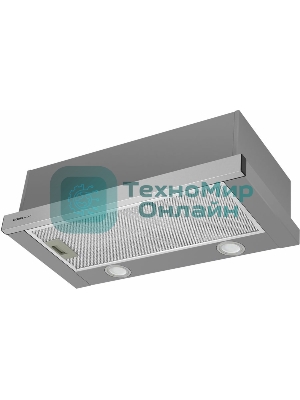 Вытяжка телескопическая HOMSair Flat 50 нержавеющая сталь, 50 см, 520 куб. м/ч, 47 дБ