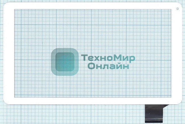 Сенсорное стекло (тачскрин) C145255A1-DRFPC307T-V2.0, белое