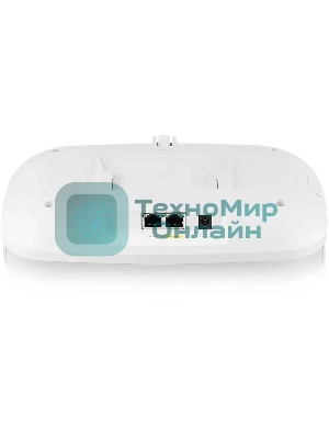 Точка доступа Zyxel NebulaFlex NWA130BE, WiFi 7, 802.11a/b/g/n/ac/ax/be (2,4 и 5 ГГц), MU-MIMO, антенны 2x2, до 688+4320 Мбит/с, 2xLAN 2.5GE, PoE