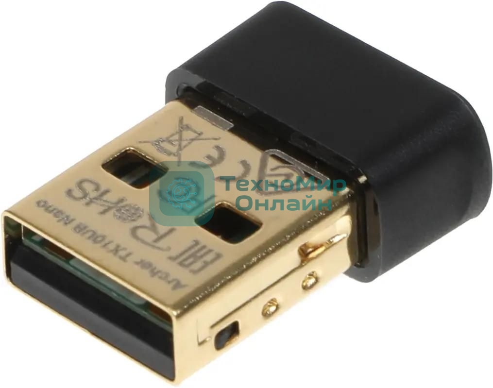 Двухдиапазонный беспроводной нано-USB-адаптер с поддержкой Bluetooth TP-Link Archer TX10UB Nano