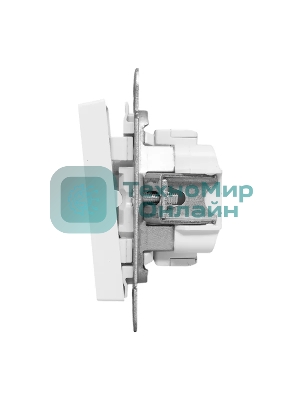 Механизм выключателя EKF UP1-SWW-12 одноклавишный, перекрестный, белый Эпика