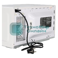 Микроволновая печь Oursson MM2013B/WH белый, 20 л, 700 Вт, переключатели - поворотный механизм