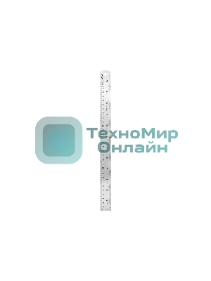 Линейка стальная Deli DL8030Y 300мм нержавеющая сталь