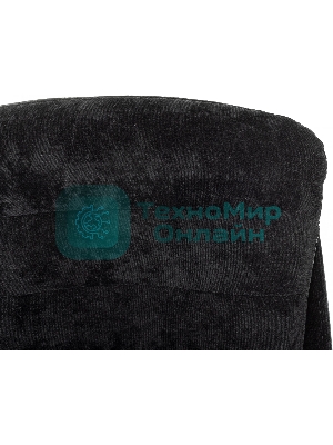 Кресло руководителя Бюрократ T-9950MSG-F Fabric черный Light-20, крестов. пластик, подст. для ног