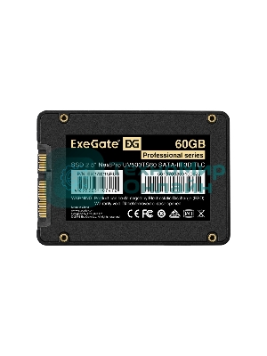 Накопитель SSD ExeGate NextPro UV500TS60, 60Gb, 2.5