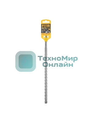 Бур по бетону Denzel цельная крестовая пластина, 12x315 мм, SDS PLUS
