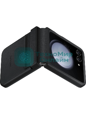 Чехол (клип-кейс) Samsung для Samsung Galaxy Z Flip5 Flap Eco-Leather Case B5 черный (EF-VF731PBEGRU)